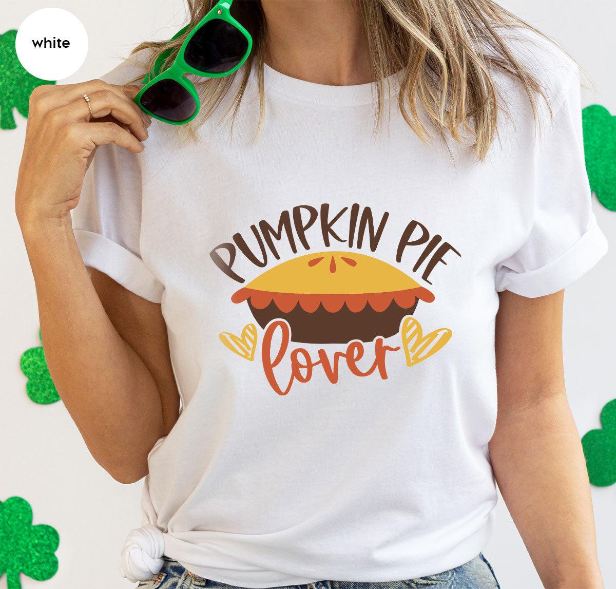Kids Thanksgiving Shirts, Pumpkin Pie Graphic Tees, Gift product image 143