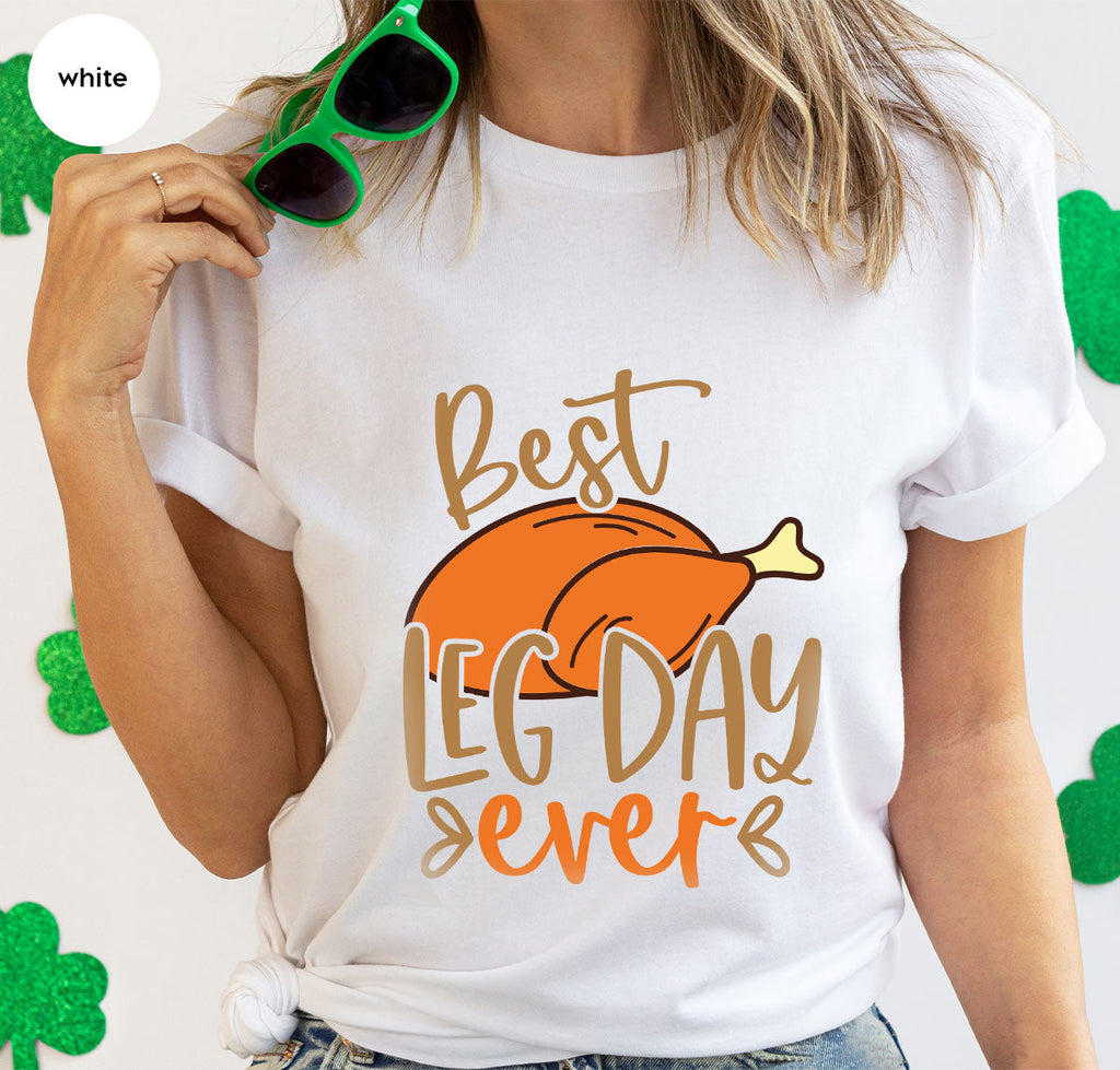 Funny Thanksgiving Shirts, Turkey Graphic Tees, Fall product image 130