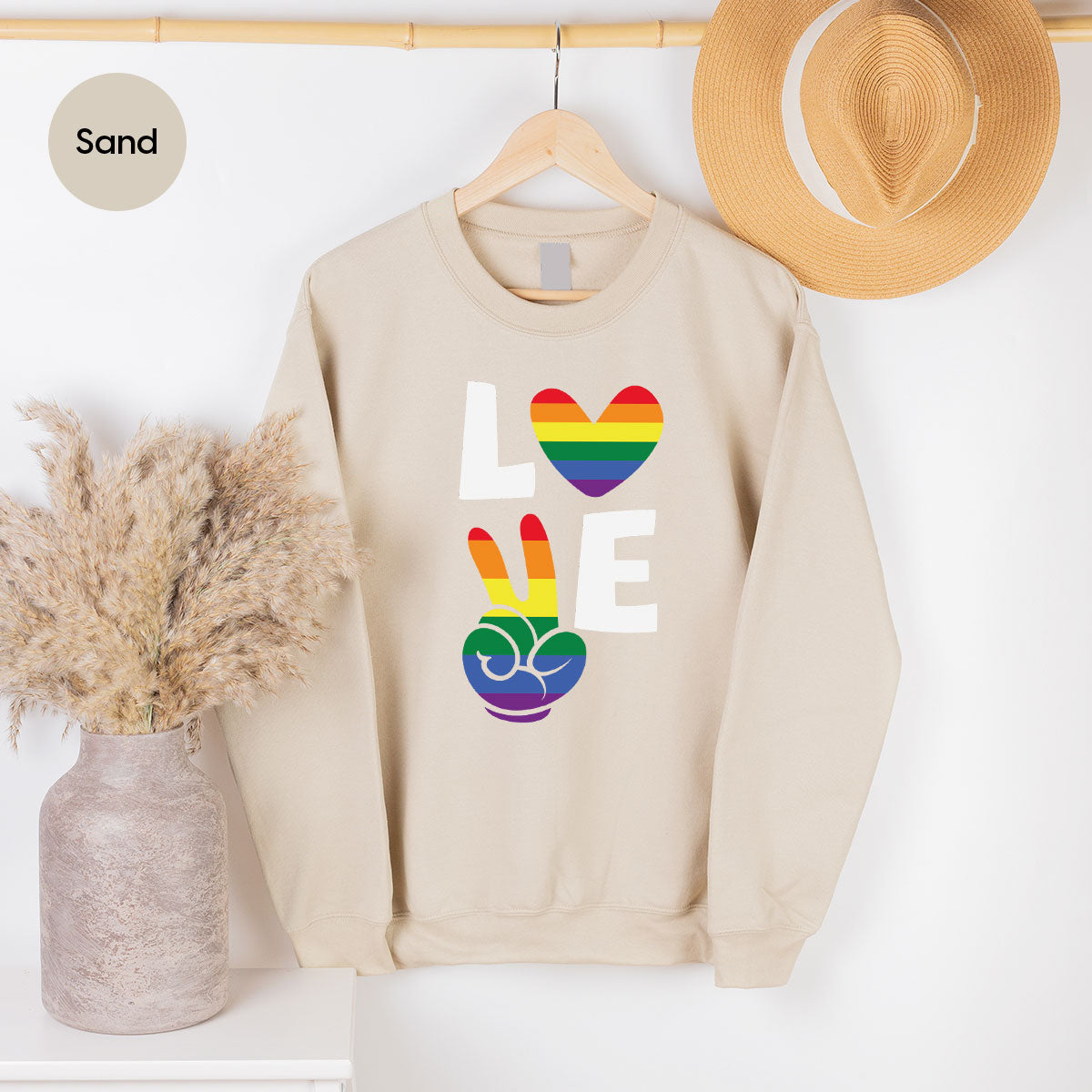 LGBT Love Shirt, Rainbow Glory T-Shirt, Pride Tee product image 114