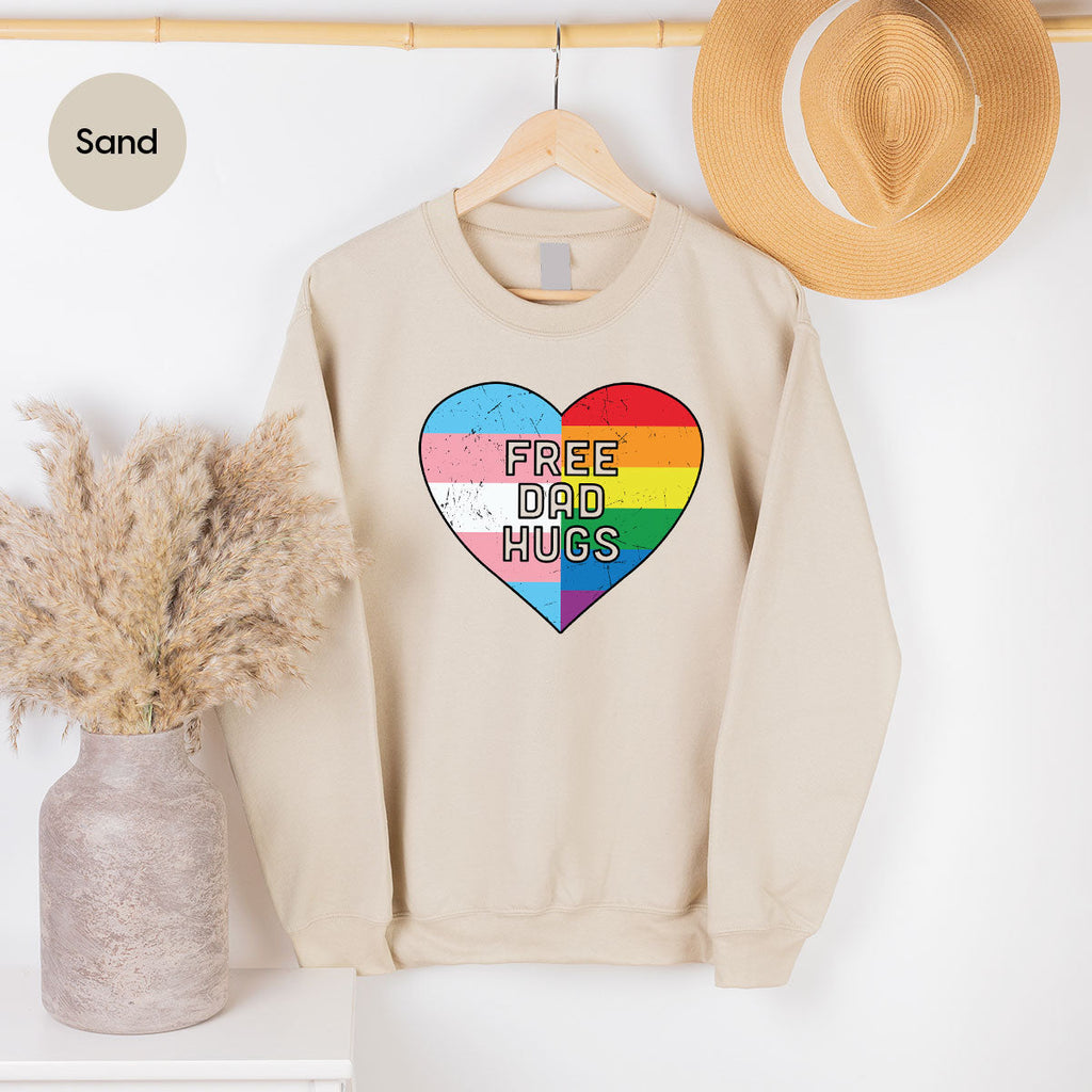 Free Dad Hugs Shirt, LGBT Pride T-Shirt product image 114