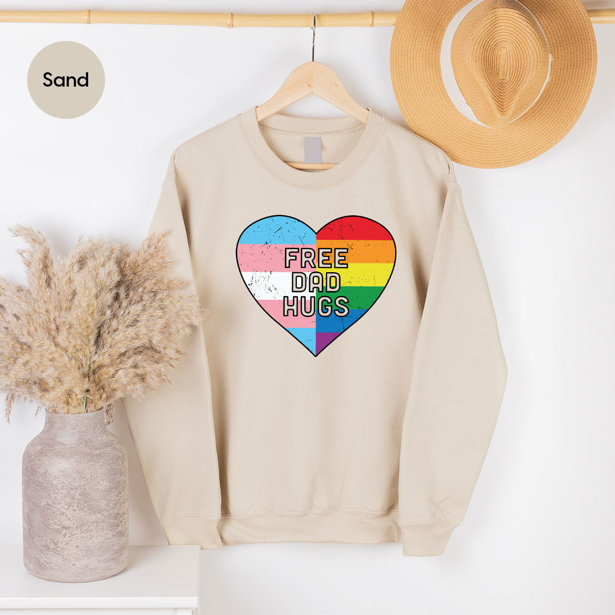 Free Dad Hugs Shirt, LGBT Pride T-Shirt product image 114