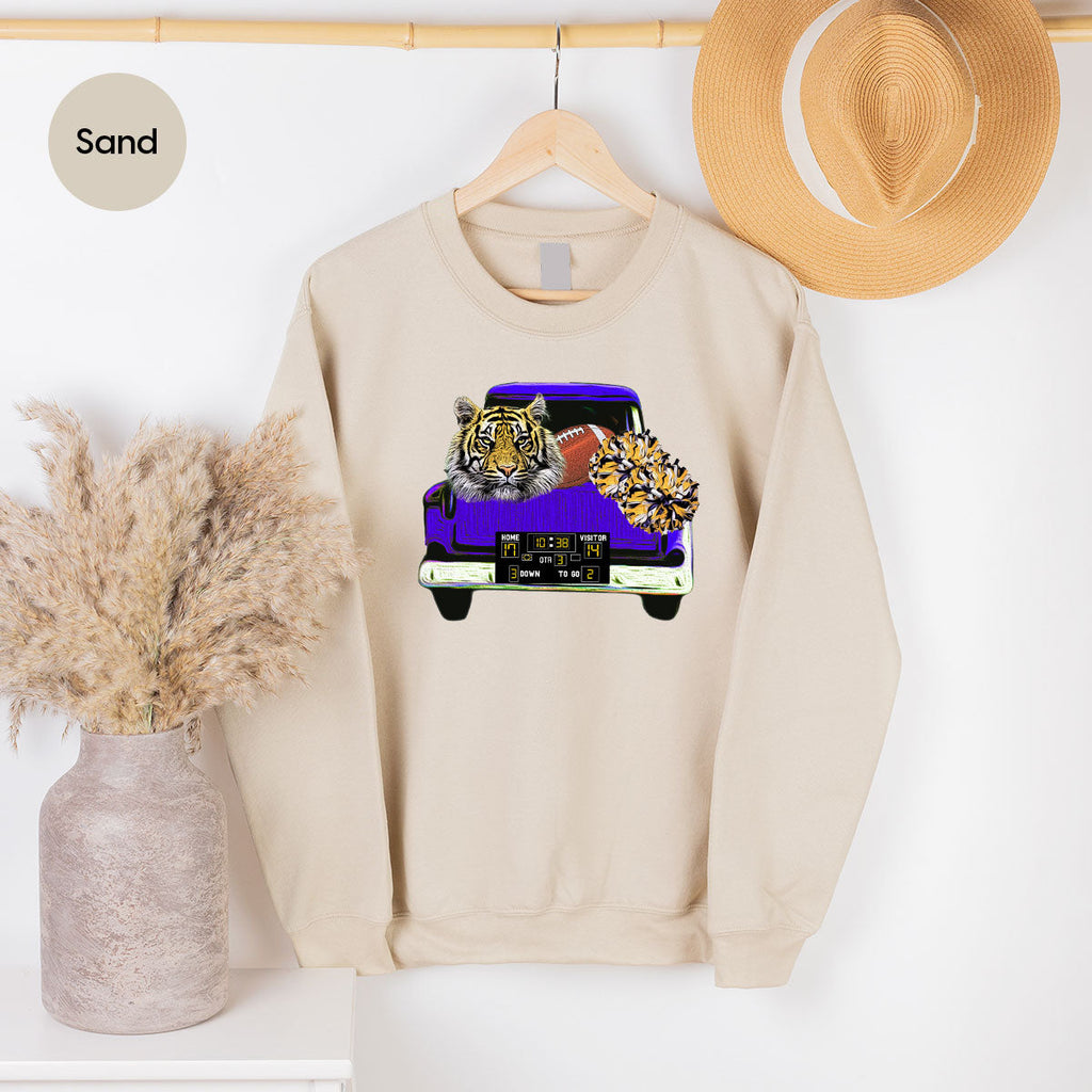 Football Truck Shirt, Tiger Graphic Tees, Mom TShirt, Gifts product image 147