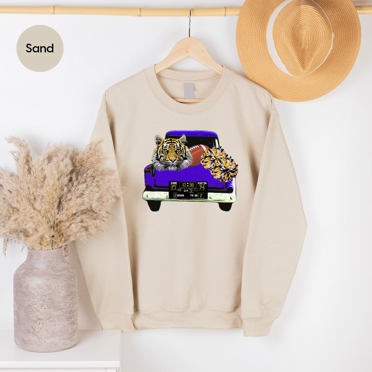 Football Truck Shirt, Tiger Graphic Tees, Mom TShirt, Gifts product image 147