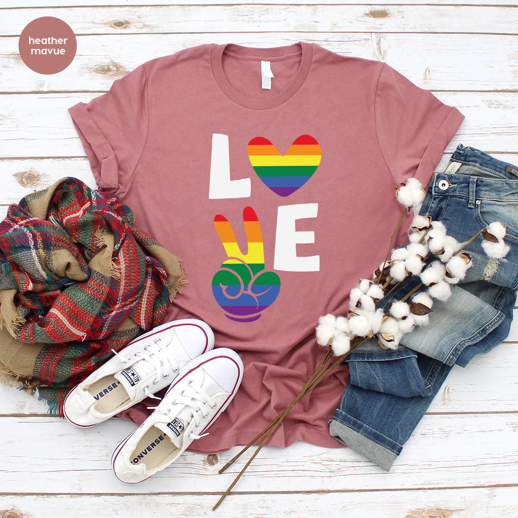 LGBT Love Shirt, Rainbow Glory T-Shirt, Pride Tee product image 105