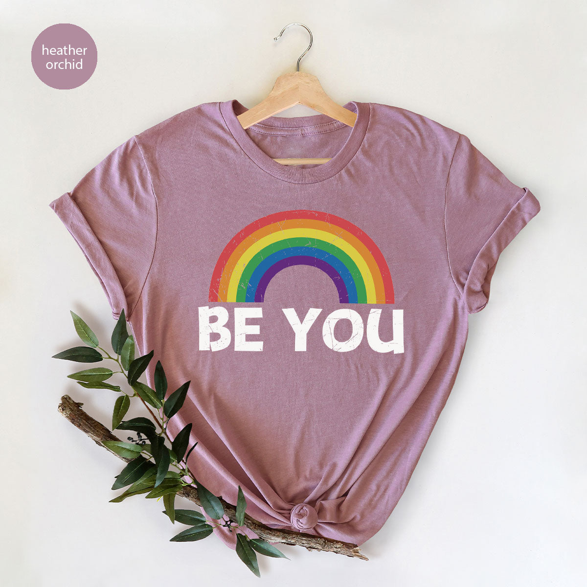 Rainbow T-Shirt, Be You Shirt, LGBT Pride product image 103