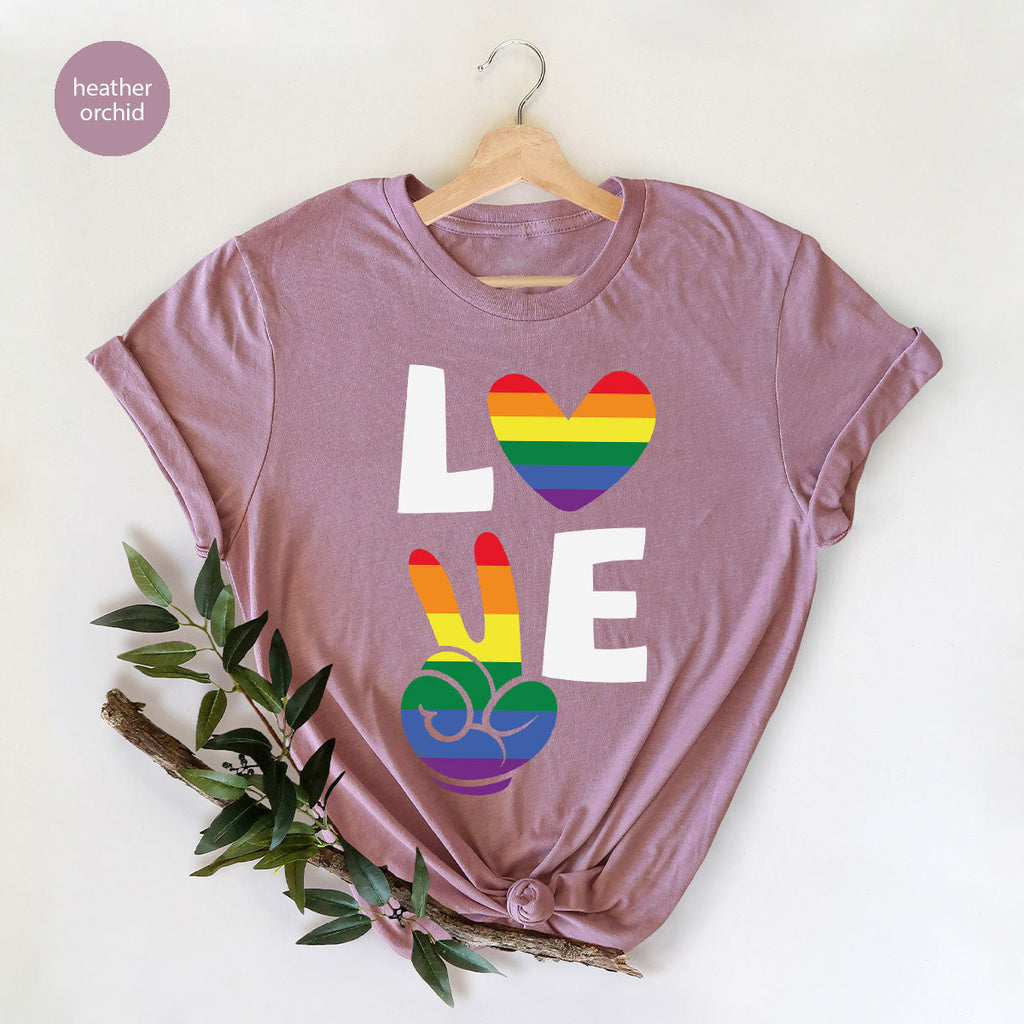 LGBT Love Shirt, Rainbow Glory T-Shirt, Pride Tee product image 109