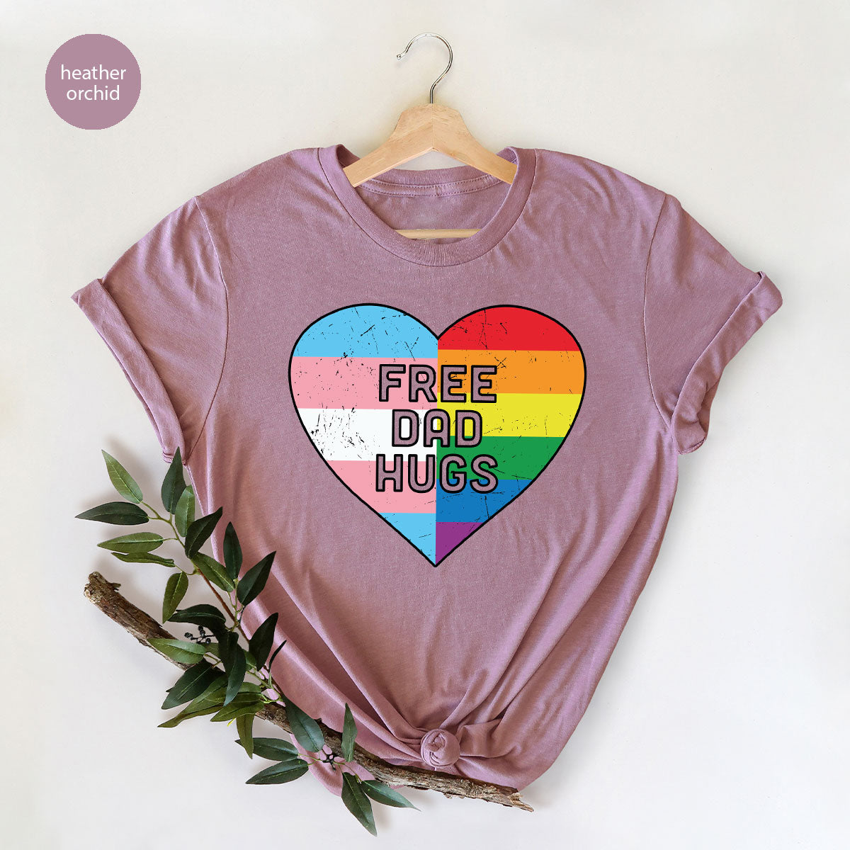 Free Dad Hugs Shirt, LGBT Pride T-Shirt product image 109