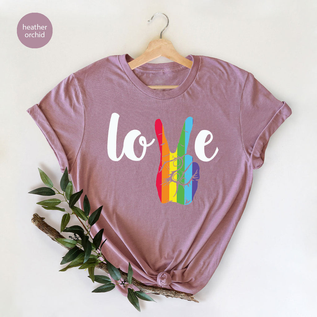 LGBT Love Shirt, Victory T-Shirt, Pride Tee, Glory product image 100
