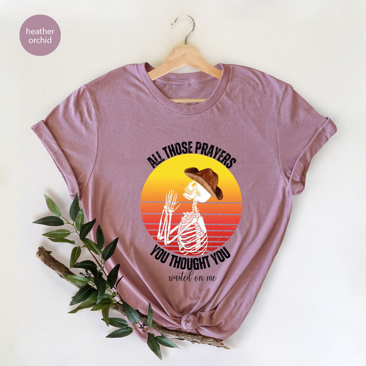 Halloween Crewneck Sweatshirt, Vintage Skeleton Shirt product image 10