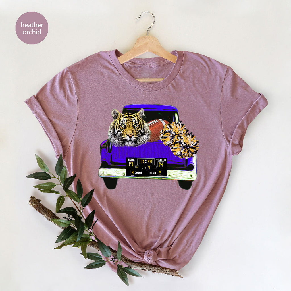 Football Truck Shirt, Tiger Graphic Tees, Mom TShirt, Gifts product image 140