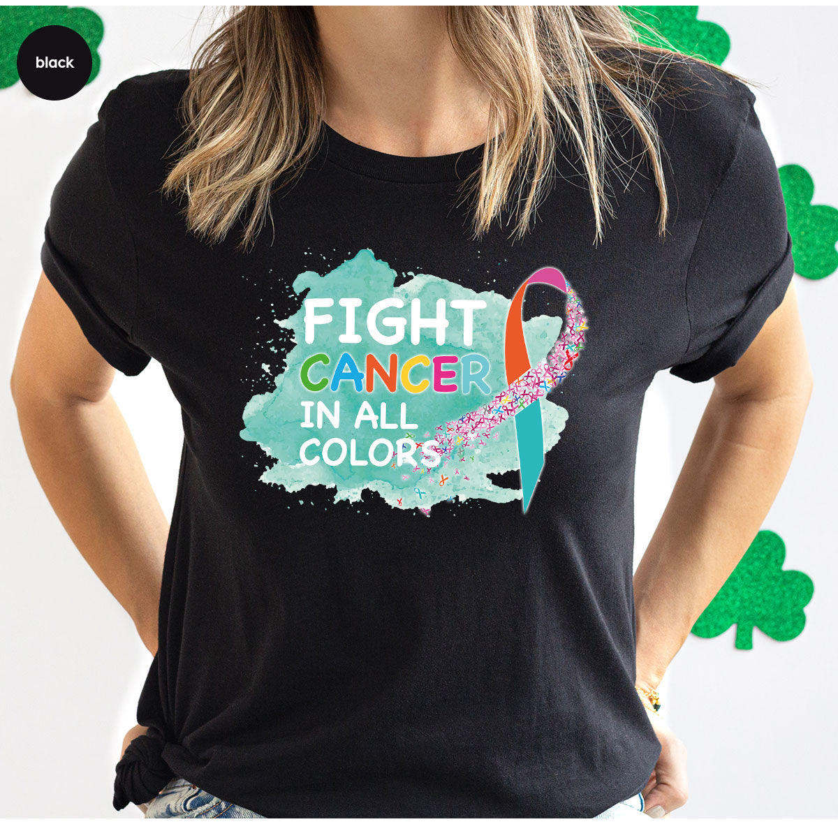 Fight Against Cancer Shirt, Warrior T-Shirt, With All Colors product image 76