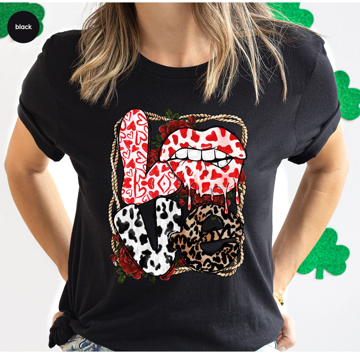 Love Shirt, Lovers Gift, Cool Valentine's Day T-Shirt product image 87