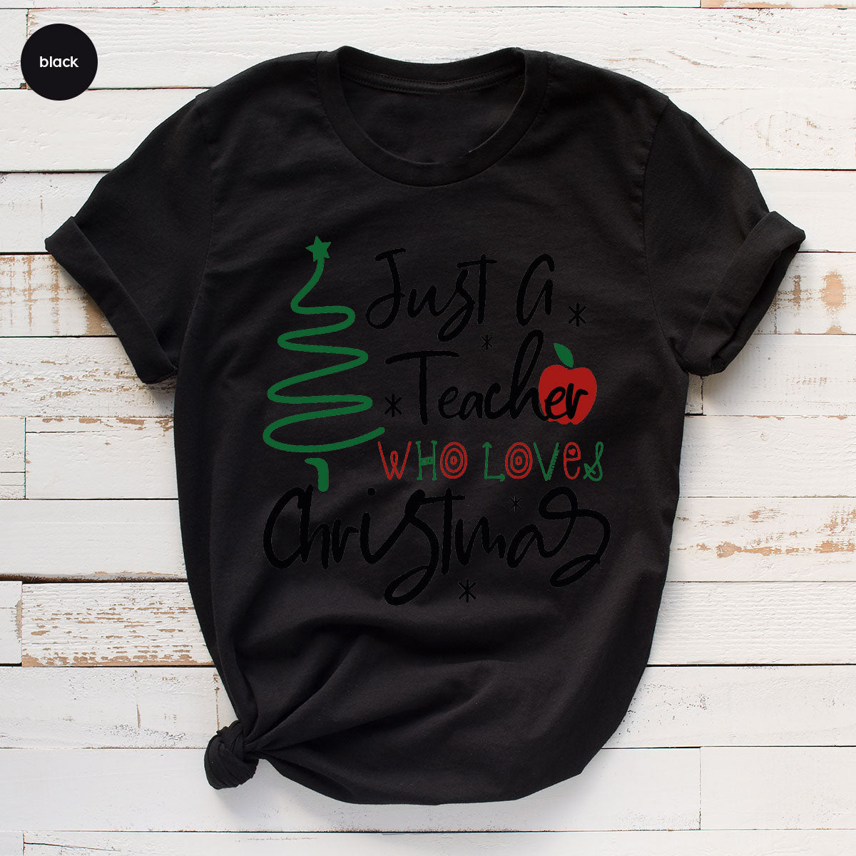 2023 Christmas Love Shirt, Just A Teach Who Loves Tee, Xmas product image 69