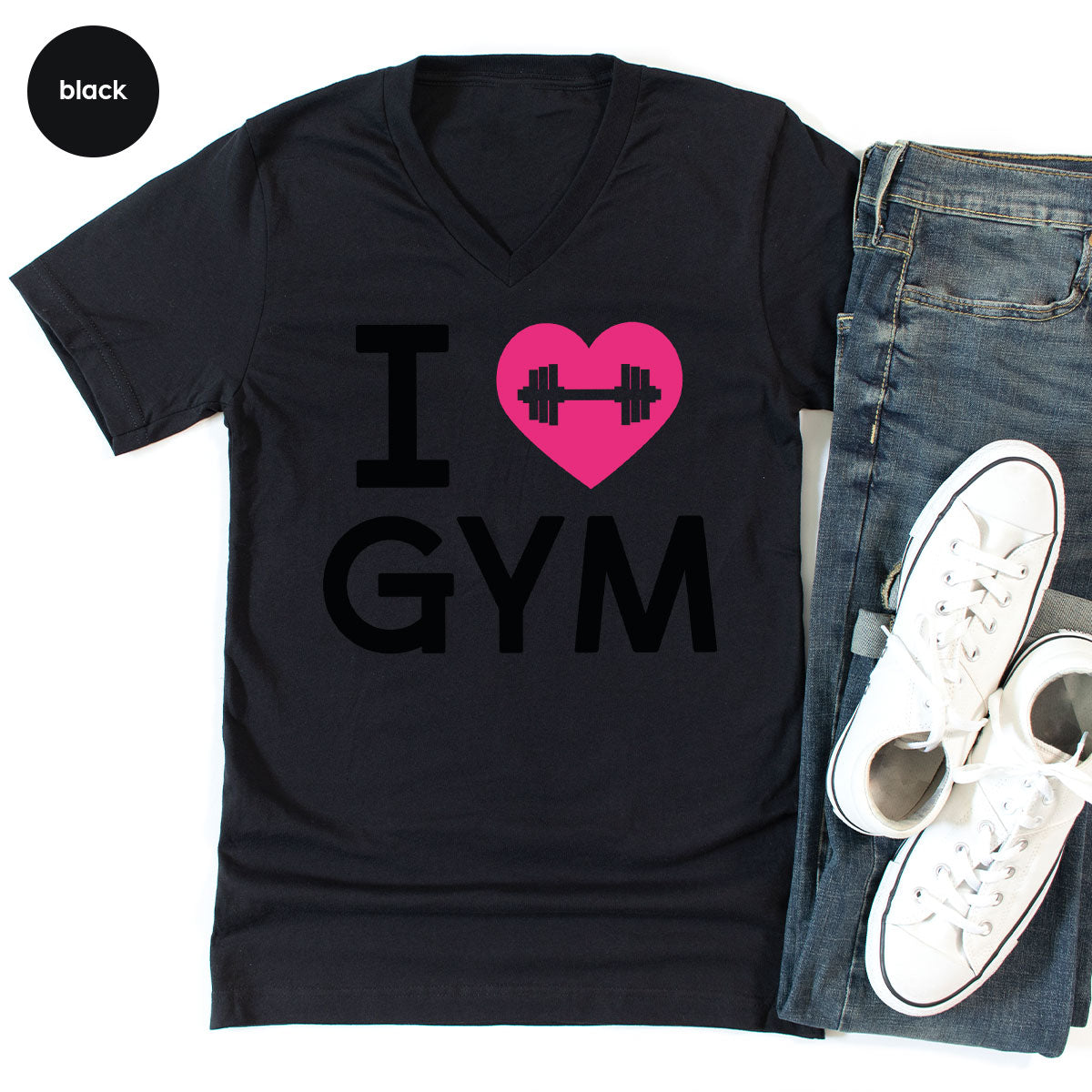 Fitness T-Shirt, GYM Shirt, I Love For Bodybuilder product image 10