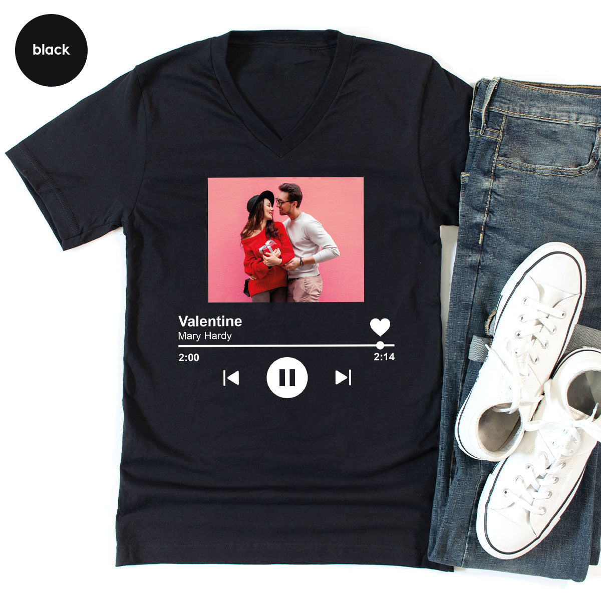 Custom Photo Valentine's Day Shirt, Personalized Gift product image 41