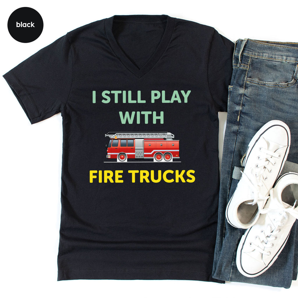 Fire Truck Shirt, Funny Fighter T-Shirt, Fireman Tee product image 91