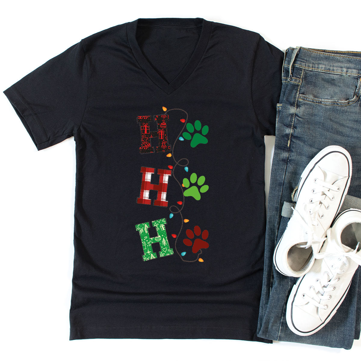 Christmas Cat Shirt, Santa Clause T-Shirt For Mom, Pet product image 70