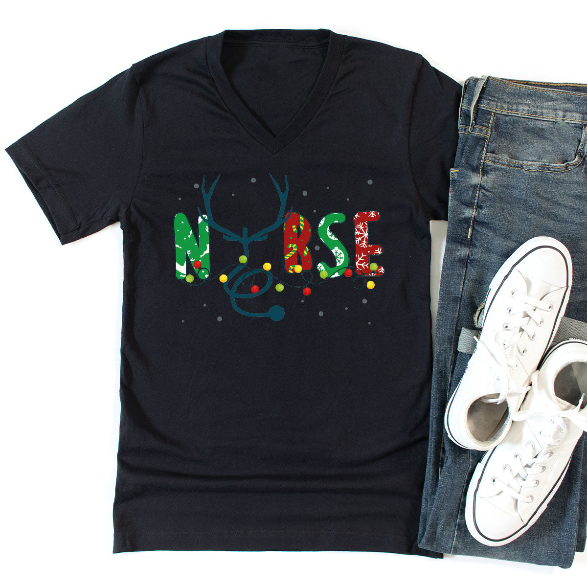 Christmas Nurse Shirt, Health Employee T-Shirt, Gift for product image 60