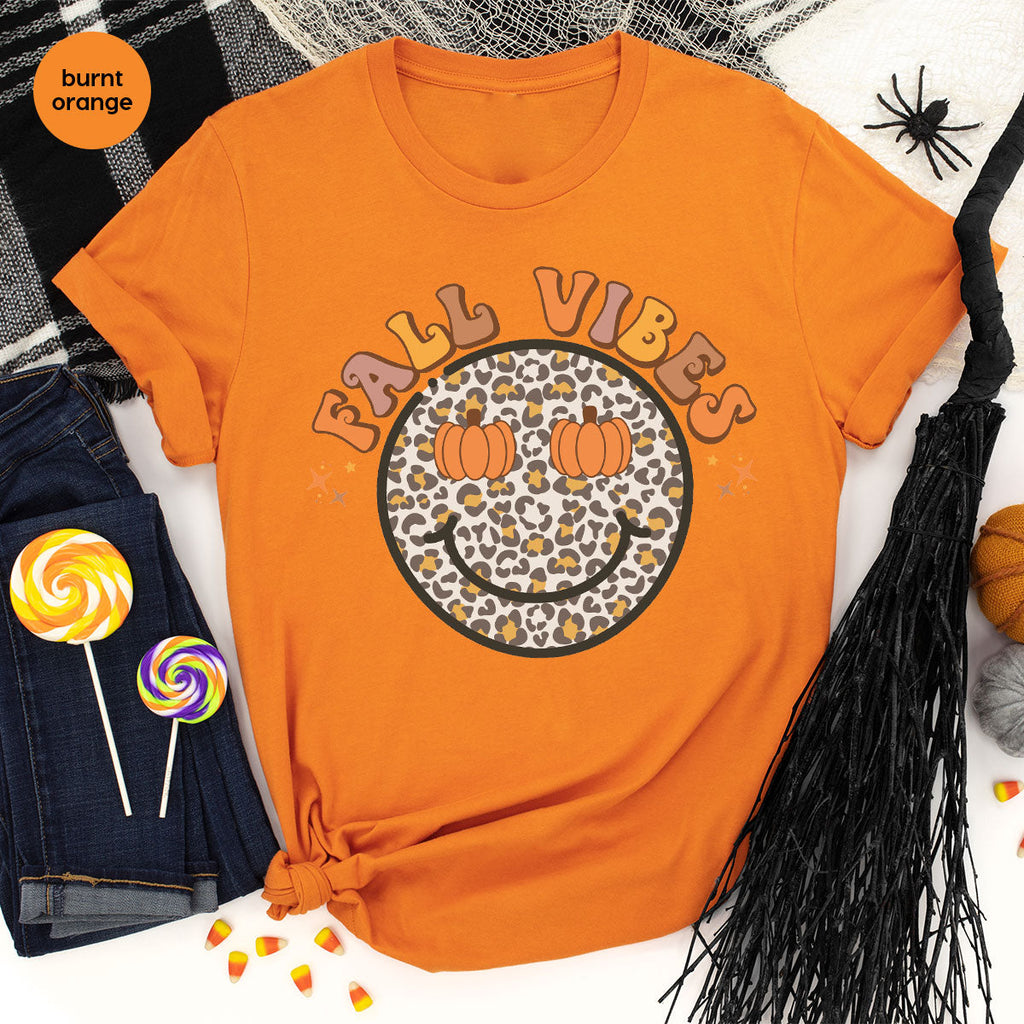Fall Vibes Smile Shirt, 2022 T-Shirt, Funny Thanksgiving product image 63