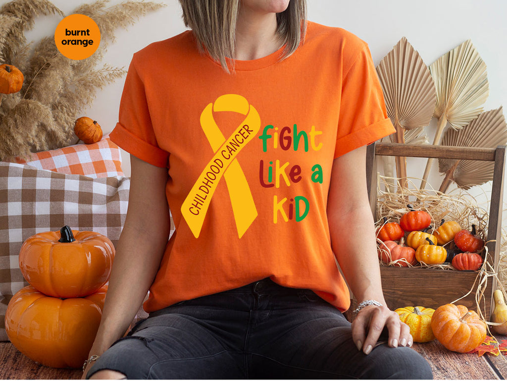 Fighting Like A Kid Shirt, Cancer Fight Childhood Canver product image 74