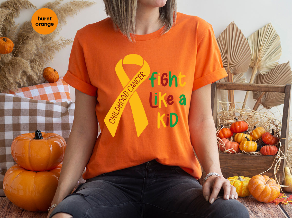 Fighting Like A Kid Shirt, Cancer Fight Childhood Canver product image 74