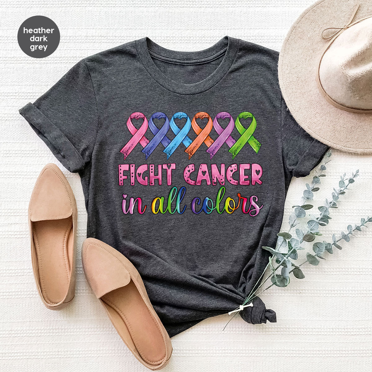 Lung Cancer Shirt, Family Support T-Shirt product image 85