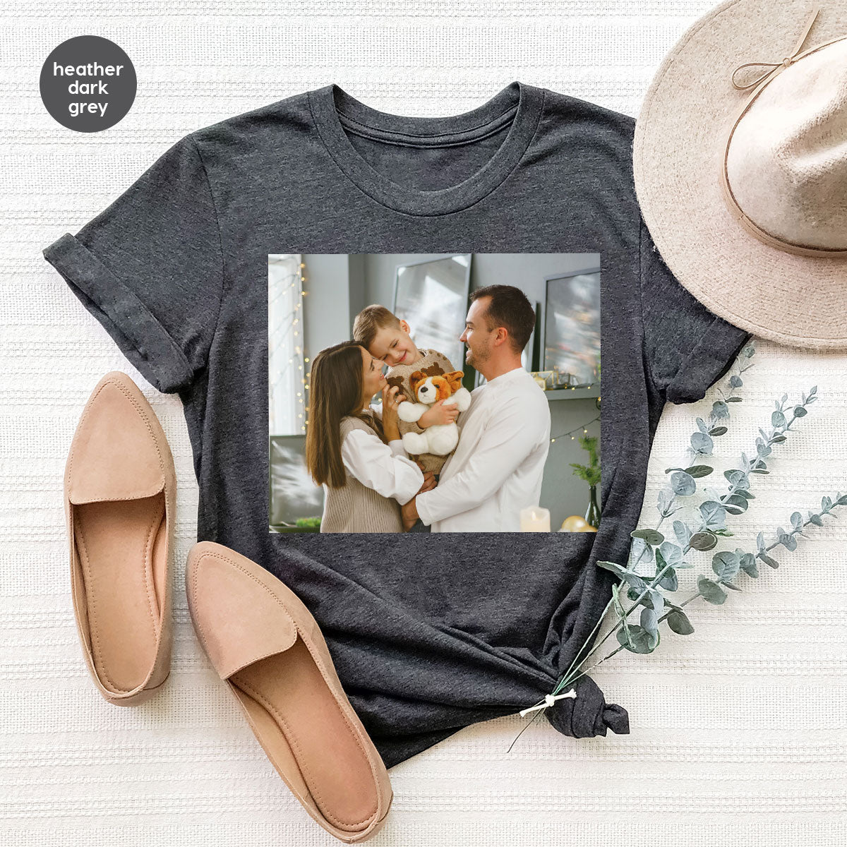 Custom Family T-Shirt, Customizable Photo Shirt, Baby Tee, product image 78