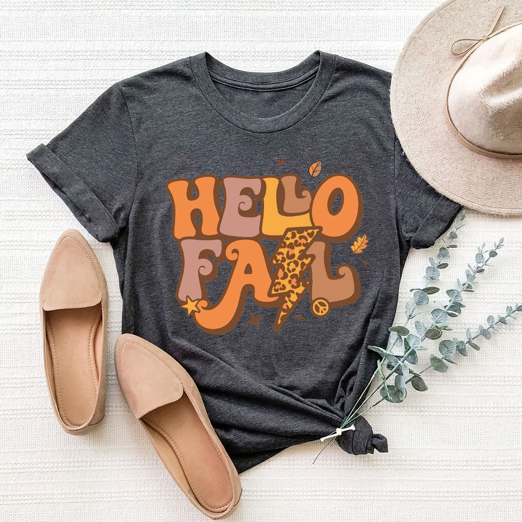 Hello Fall Shirt, Halloween T-Shirt, 2022 Hoodie, Long product image 74