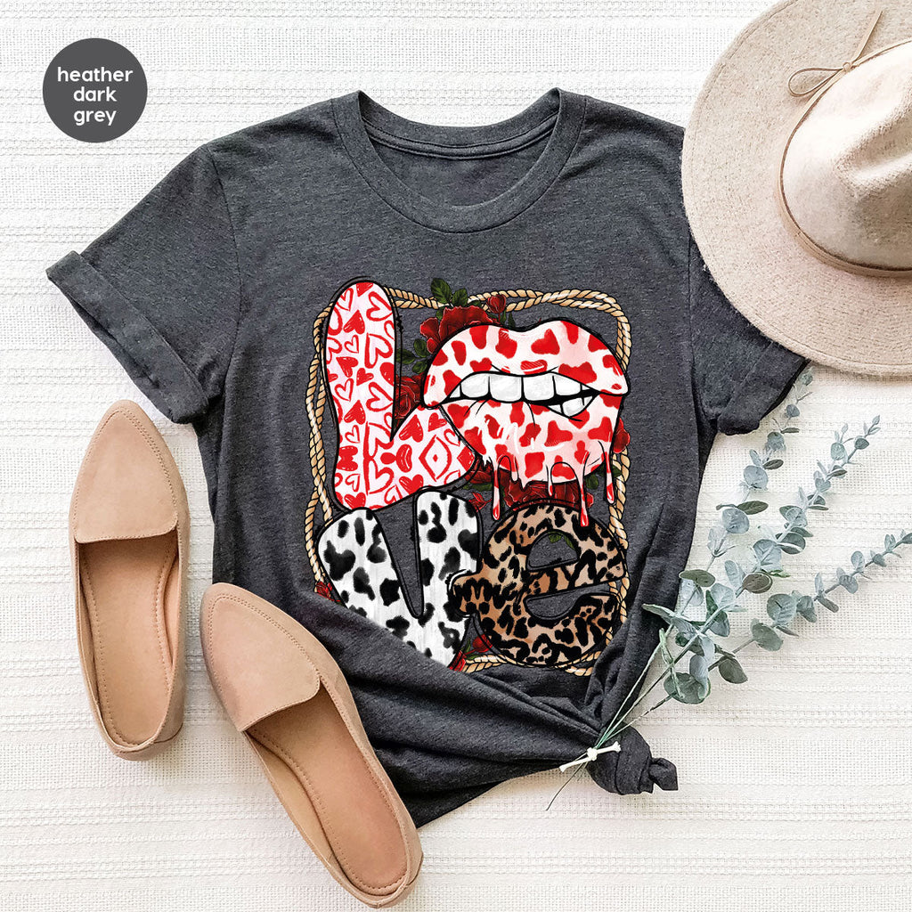 Love Shirt, Lovers Gift, Cool Valentine's Day T-Shirt product image 90