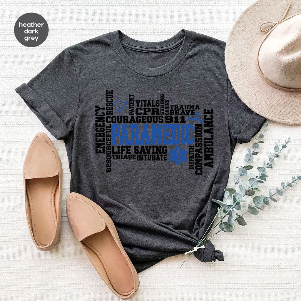 Paramedic T-Shirt, Ambulance Shirt, Life Saver Gift For product image 85