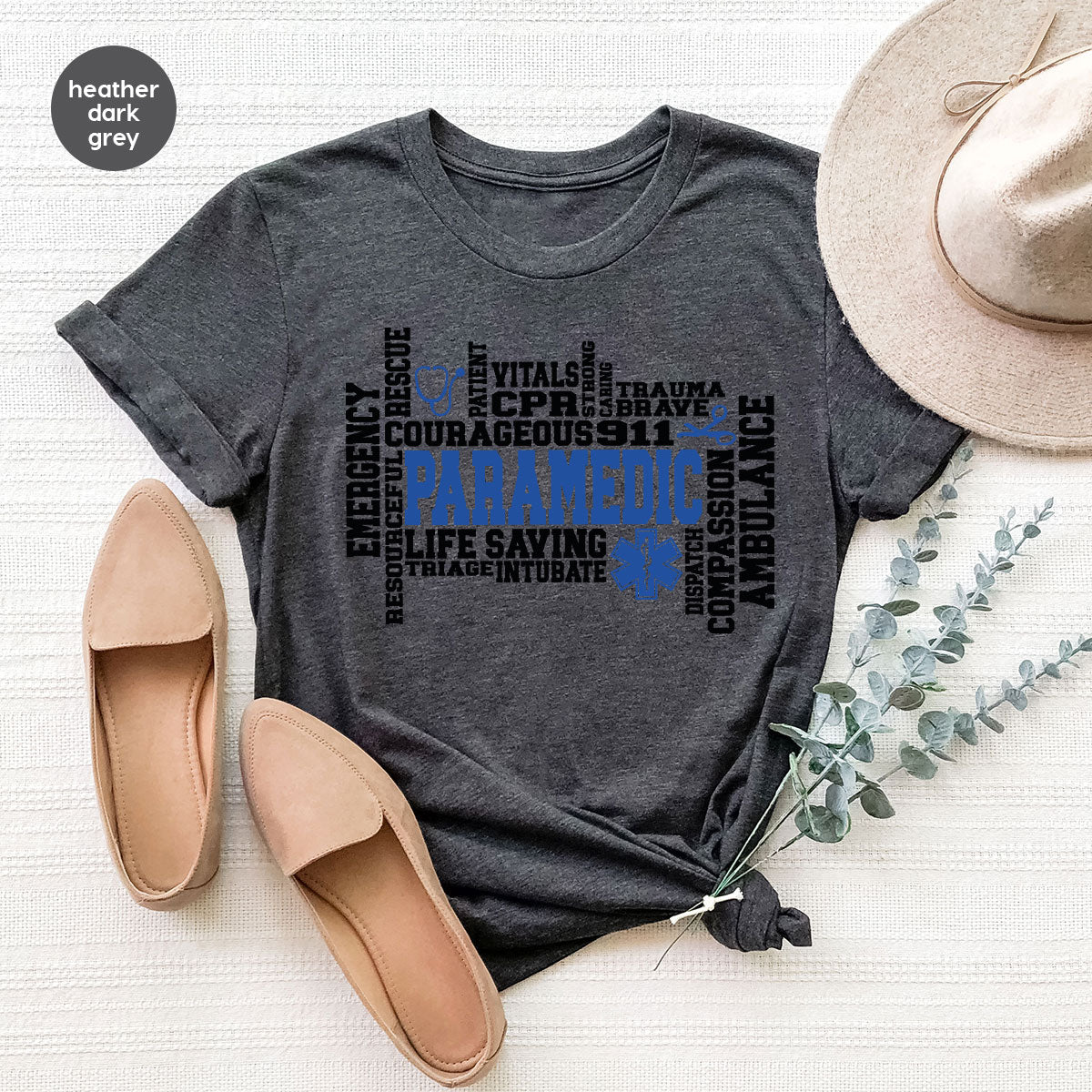 Paramedic T-Shirt, Ambulance Shirt, Life Saver Gift For product image 85