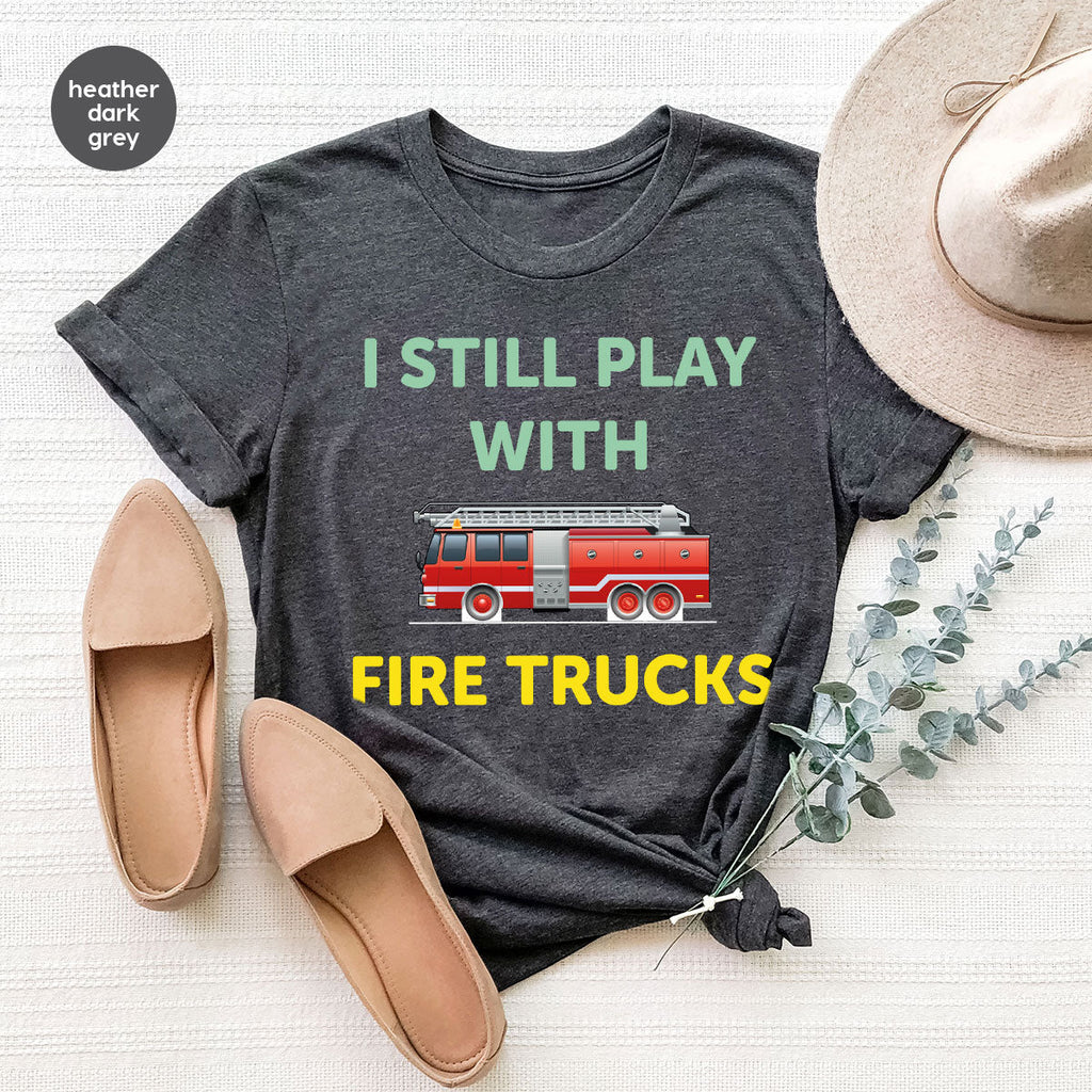 Fire Truck Shirt, Funny Fighter T-Shirt, Fireman Tee product image 93