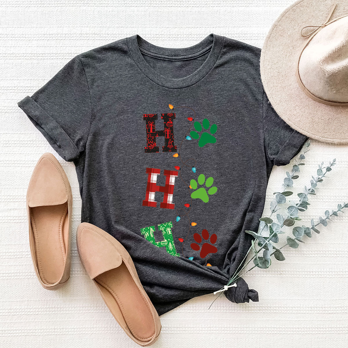 Christmas Cat Shirt, Santa Clause T-Shirt For Mom, Pet product image 75