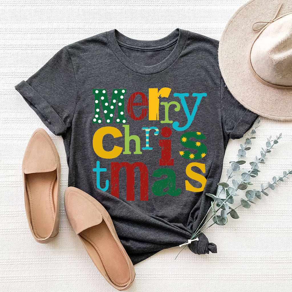 Merry Christmas Shirt, Family 2023 Tee, Xmas T-Shirt product image 65