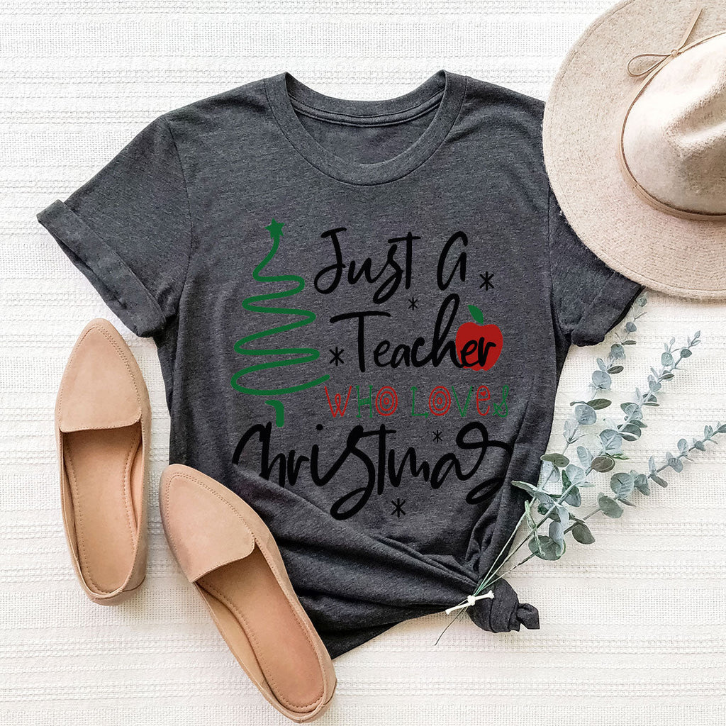 2023 Christmas Love Shirt, Just A Teach Who Loves Tee, Xmas product image 75