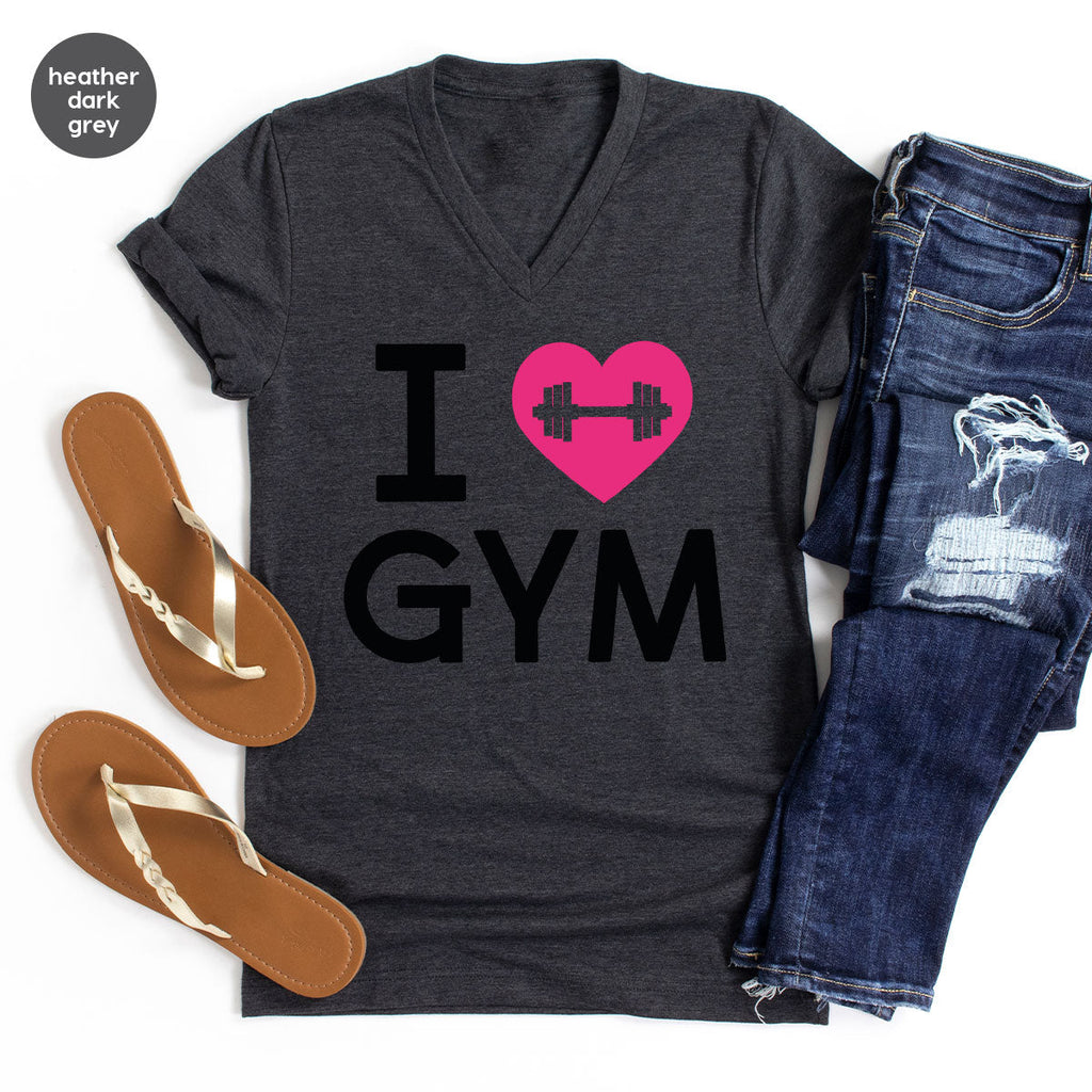 Fitness T-Shirt, GYM Shirt, I Love For Bodybuilder product image 12