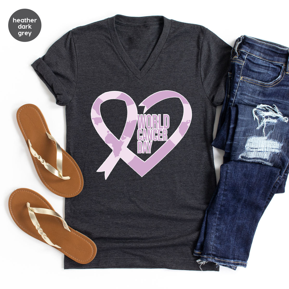World Cancer Day Gift, T-Shirt, Support Shirt product image 88
