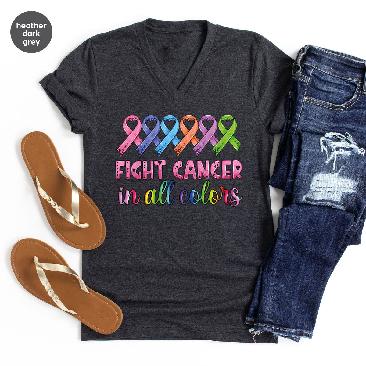 Lung Cancer Shirt, Family Support T-Shirt product image 86