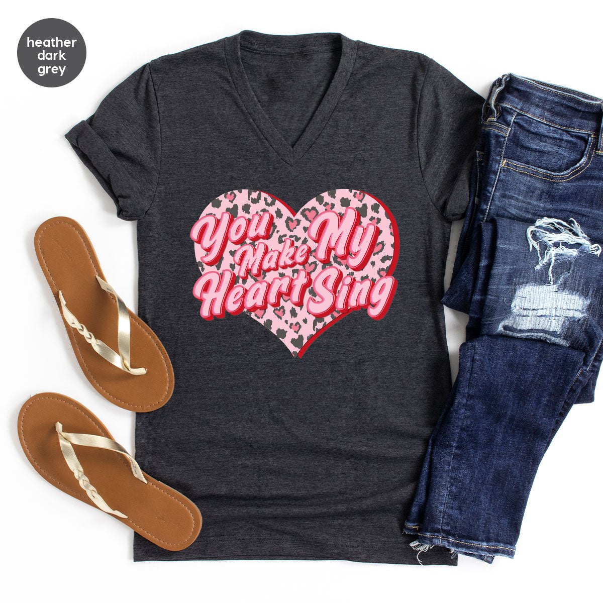 You Make My Heart Sing Shirt, Valentine's Day Romantic Gift product image 91
