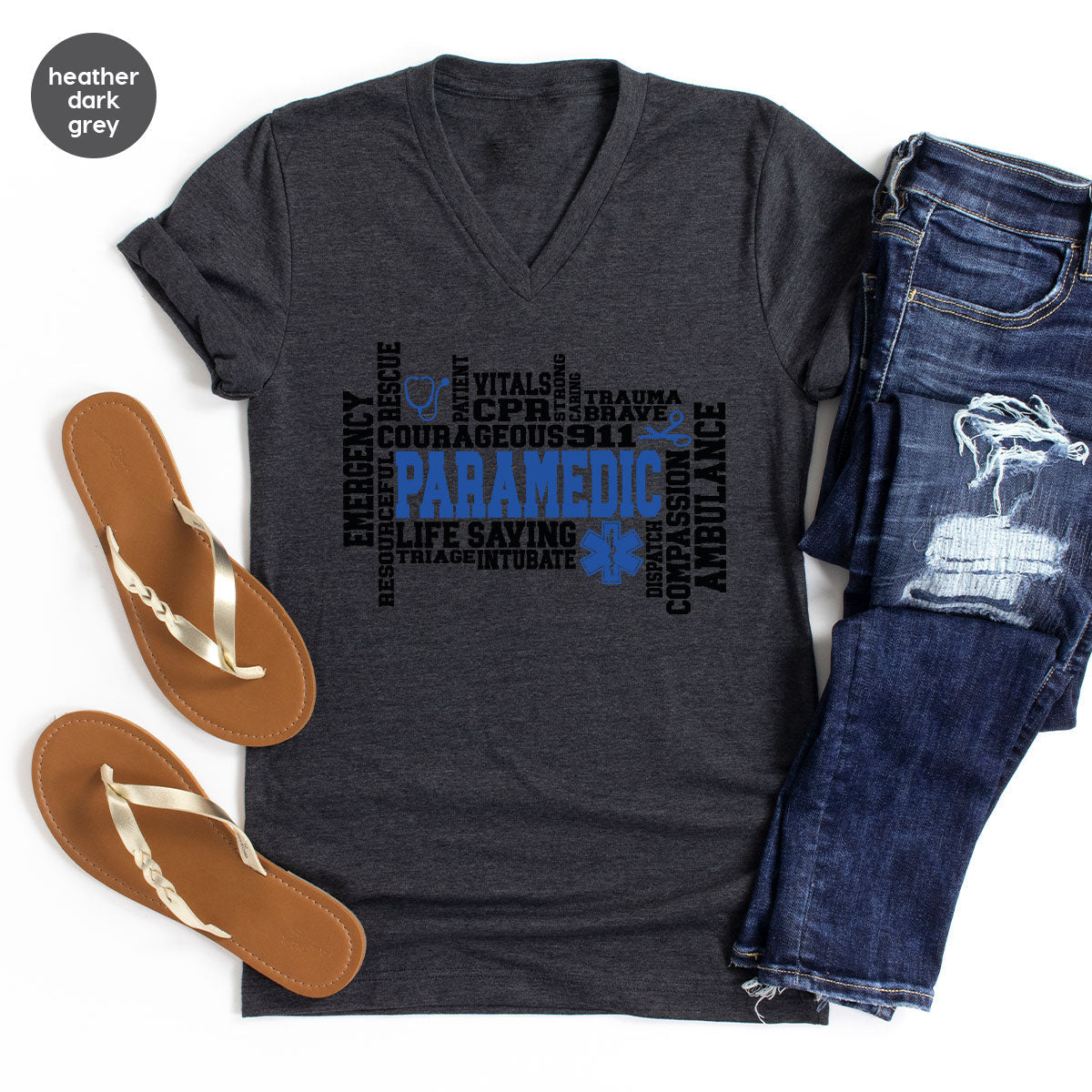 Paramedic T-Shirt, Ambulance Shirt, Life Saver Gift For product image 86