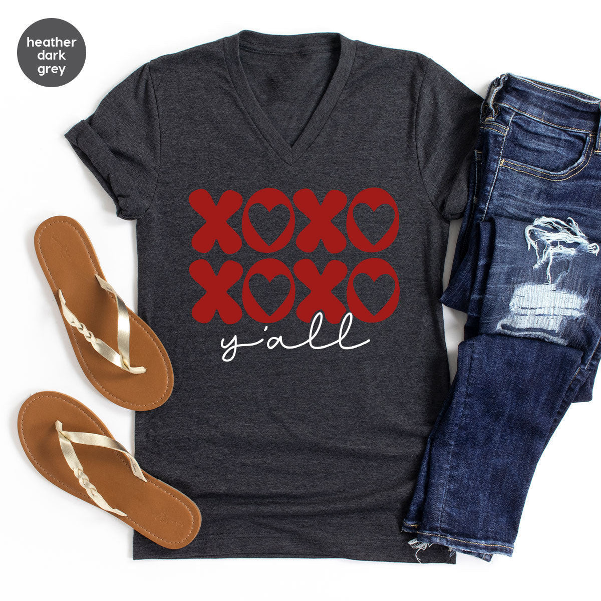 XOXO Shirt, Love Valentine's Day T-Shirt, Couple Match product image 87