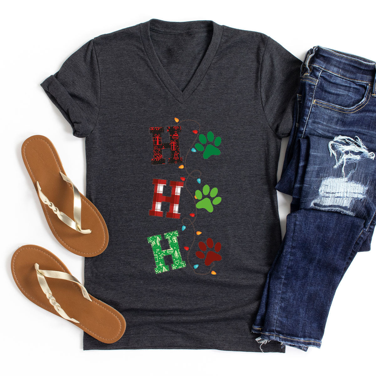 Christmas Cat Shirt, Santa Clause T-Shirt For Mom, Pet product image 76