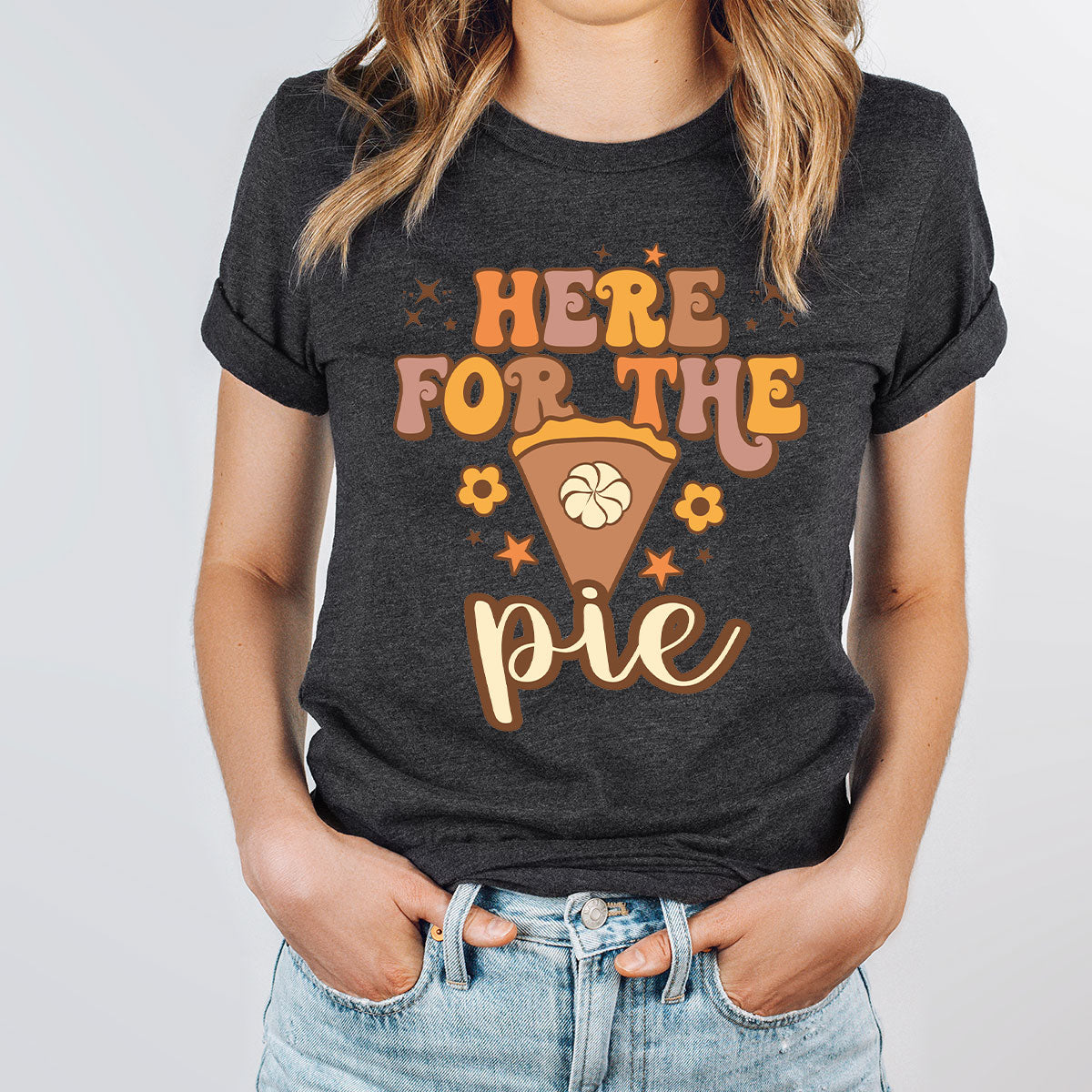 Here For The Pie Shirt, Funny Halloween Cute Hoodie and product image 75