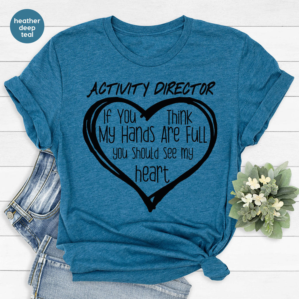 Activity Director Shirt, Love Heart Gift For Couples product image 79