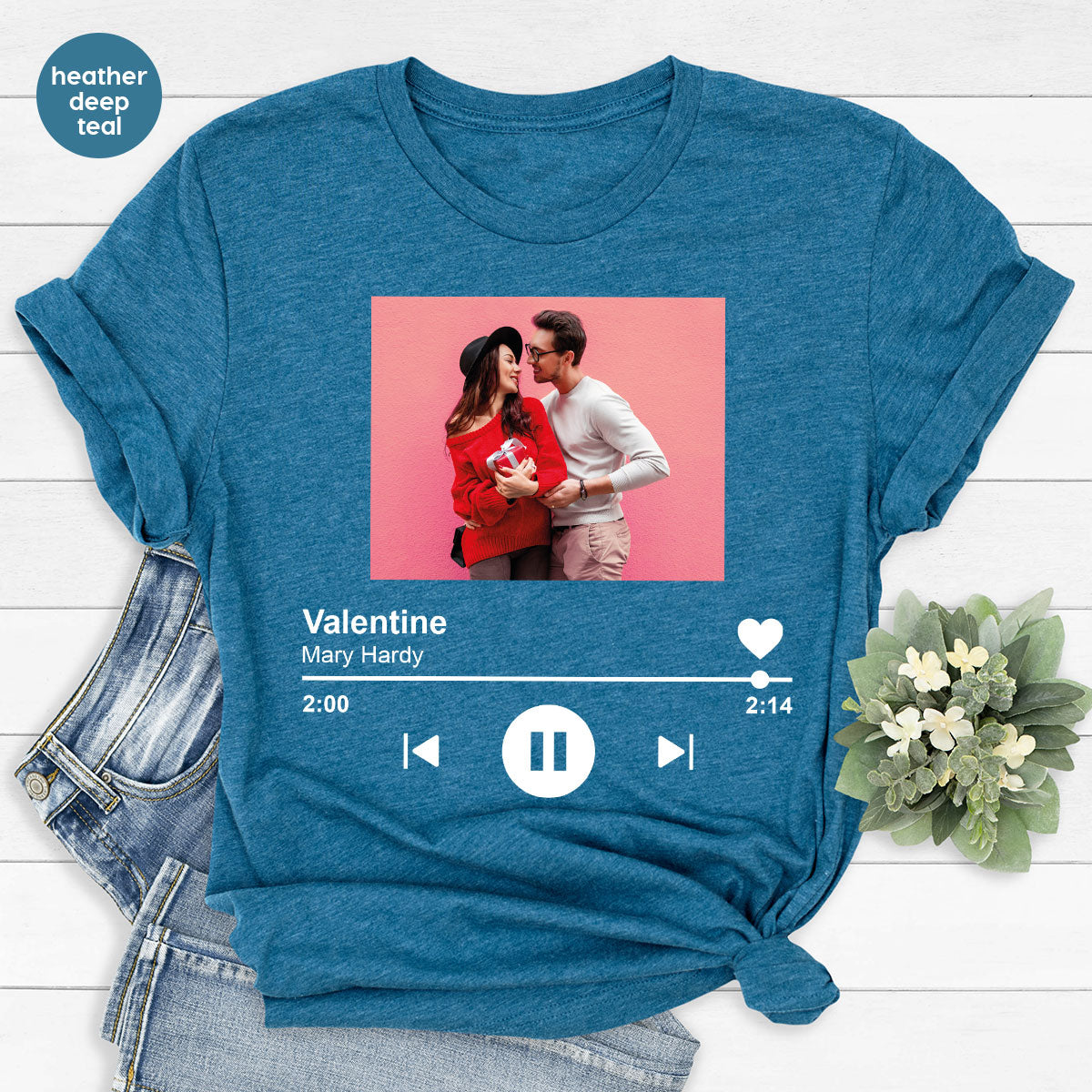 Custom Photo Valentine's Day Shirt, Personalized Gift product image 45