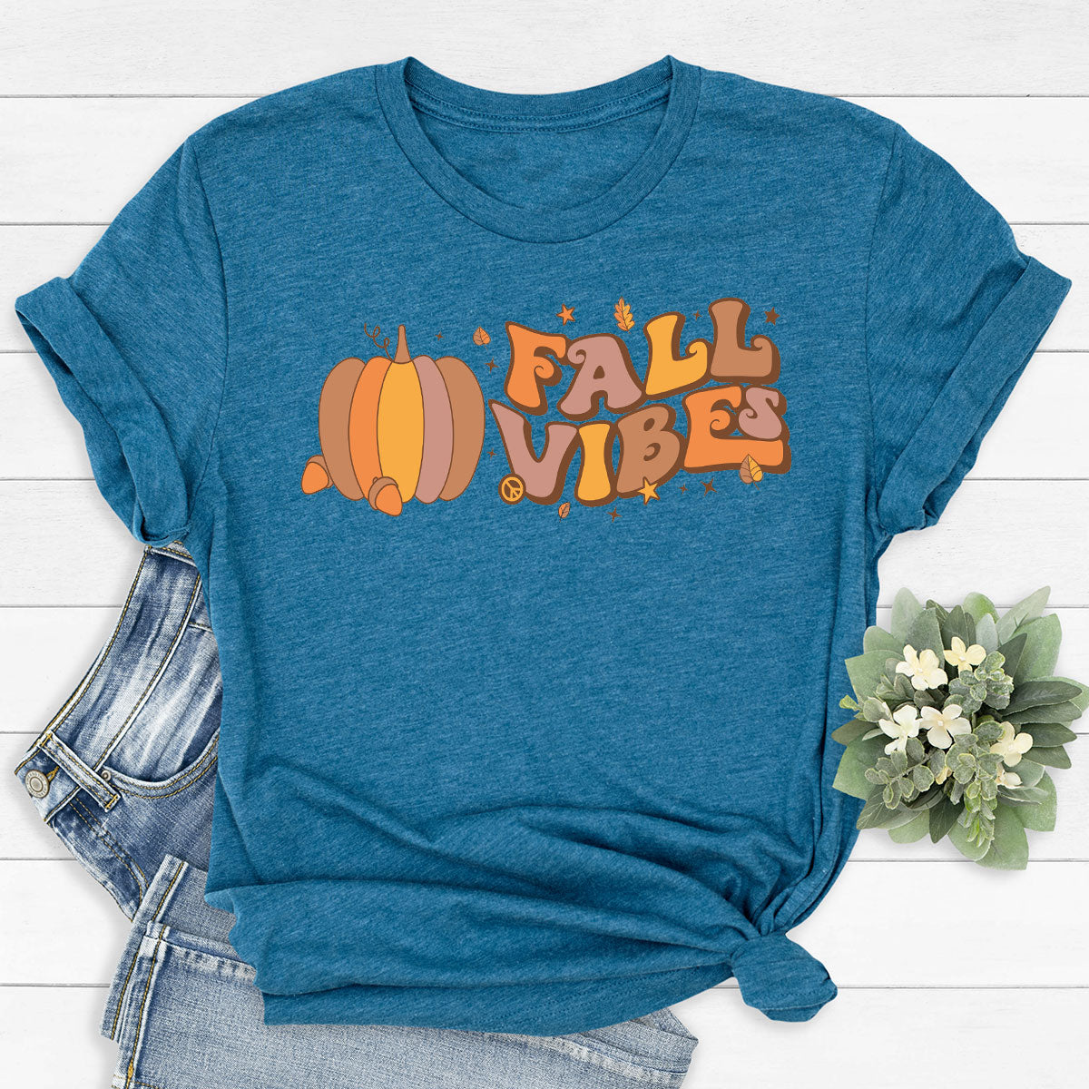 Fall Vibes Shirt, Thanksgiving 2022 T-Shirt, Tee product image 65