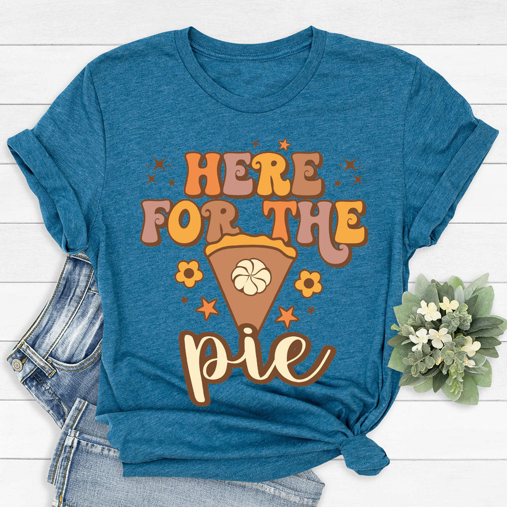 Here For The Pie Shirt, Funny Halloween Cute Hoodie and product image 77