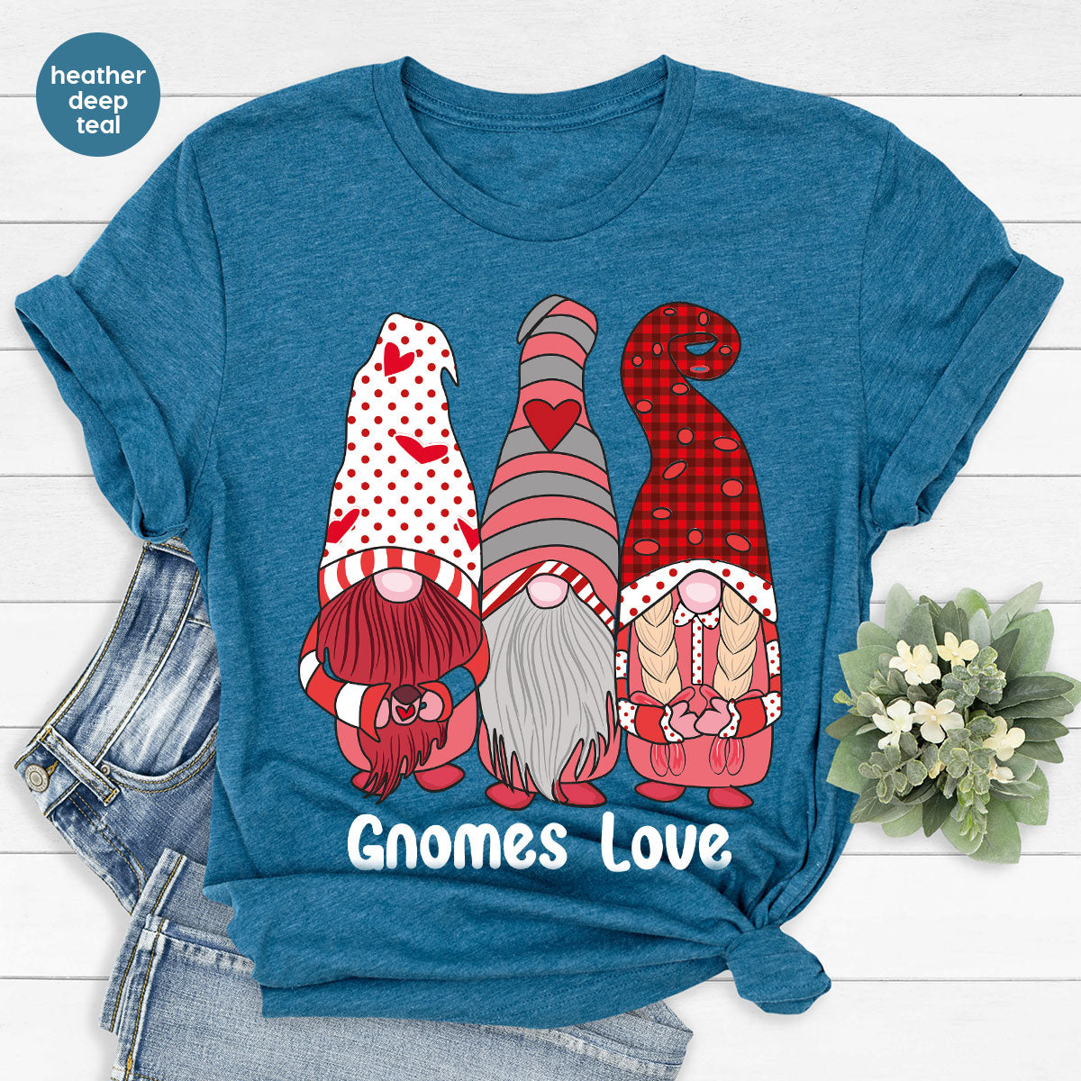 Gnomes Love Shirt, 4ever Best T-Shirt, Valentine's Day 2023 product image 102
