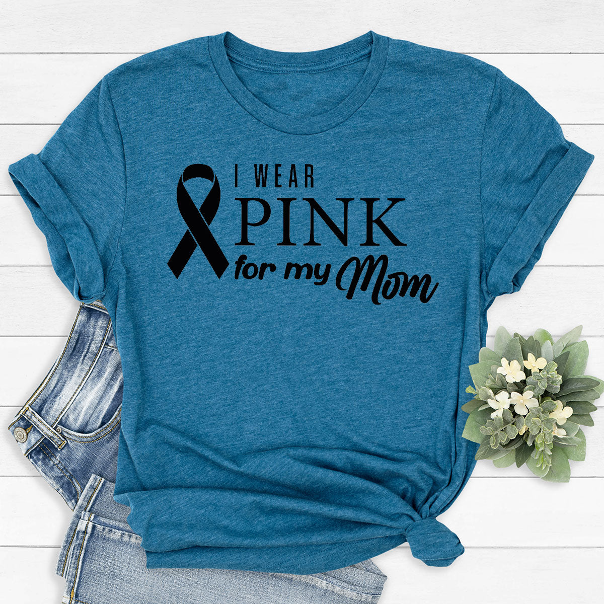 Long Sleeve Breast Cancer Survivor Shirt, Awereness Wear product image 67