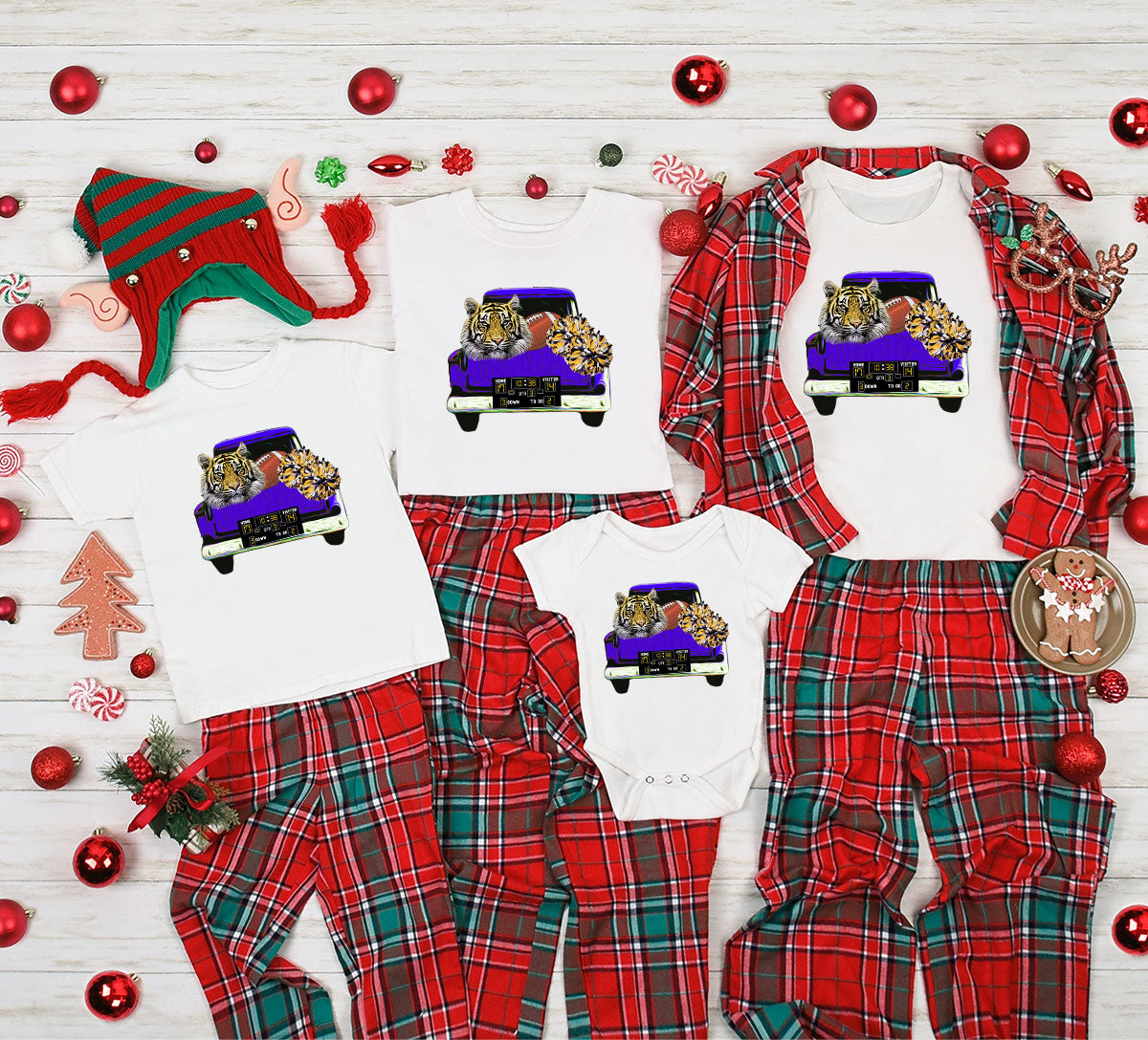 Football Truck Shirt, Tiger Graphic Tees, Mom TShirt, Gifts product image 154